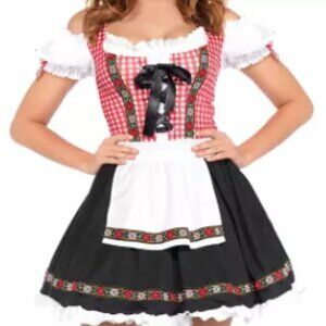 Oktoberfest Adult Beer Garden Babe Costume - L